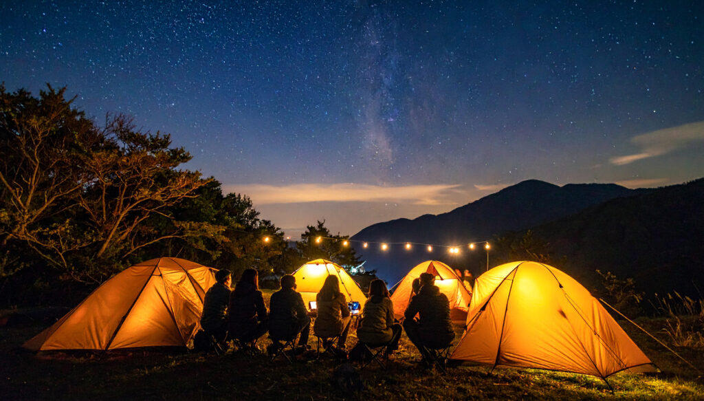 Night at the campground