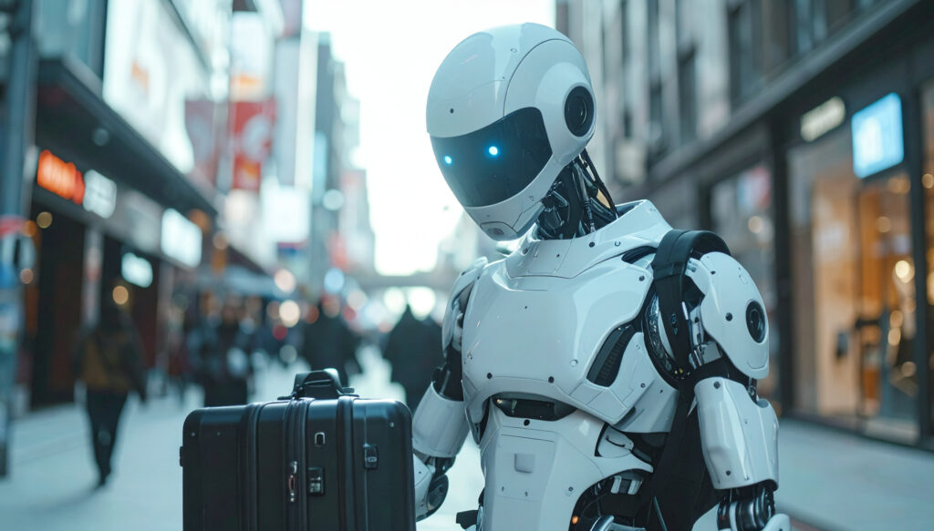 配達をするロボット3