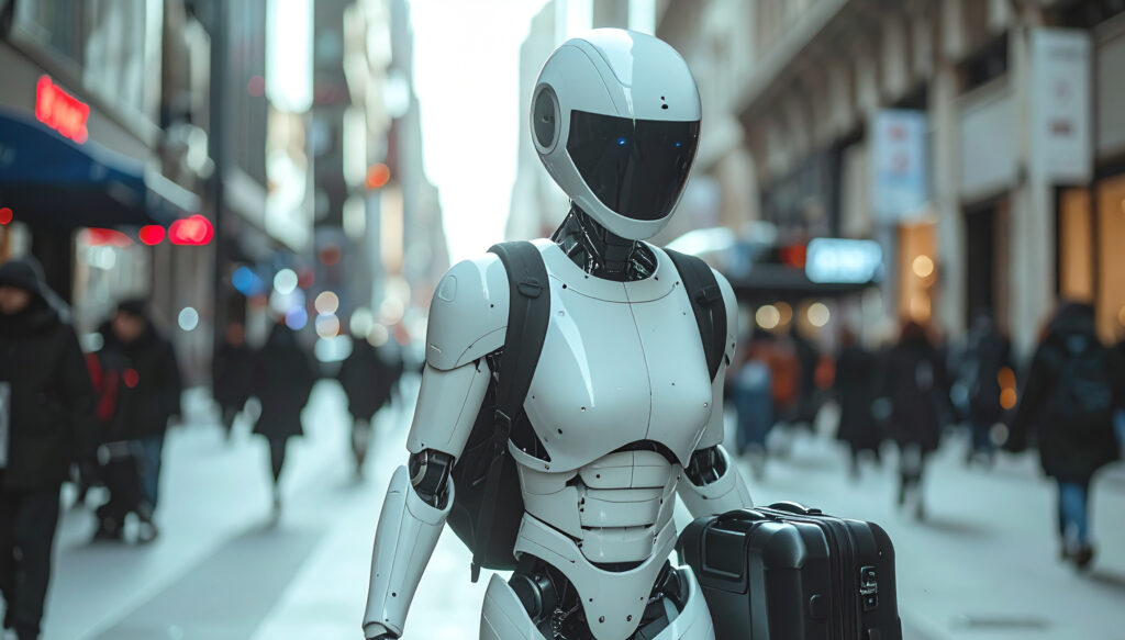 配達をするロボット4