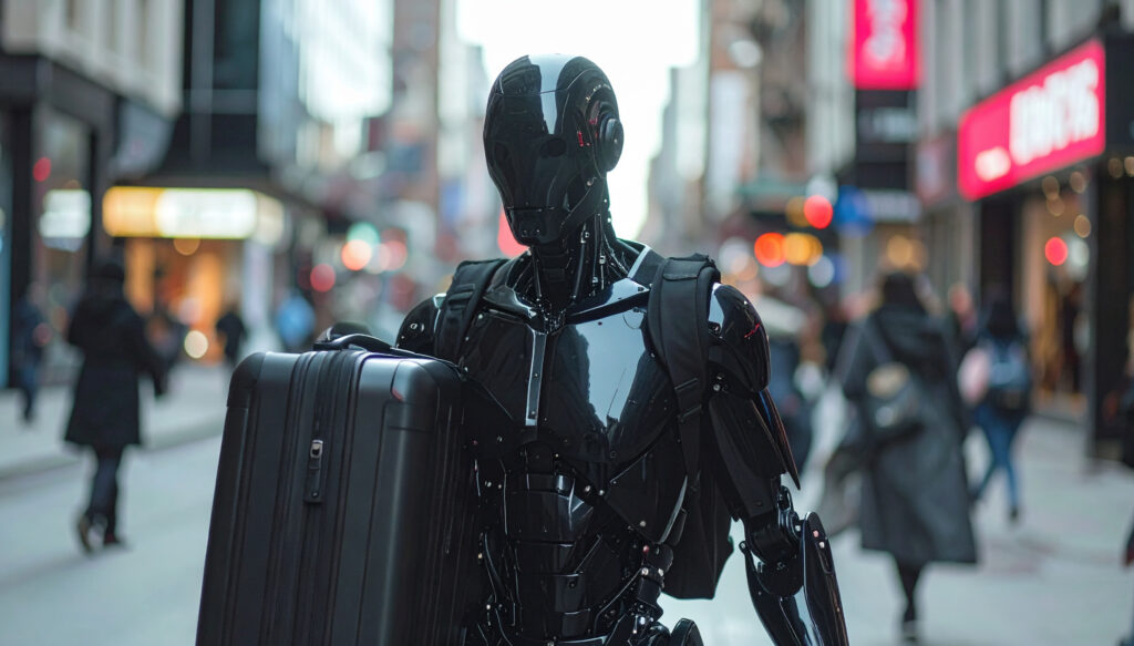 配達をするロボット2