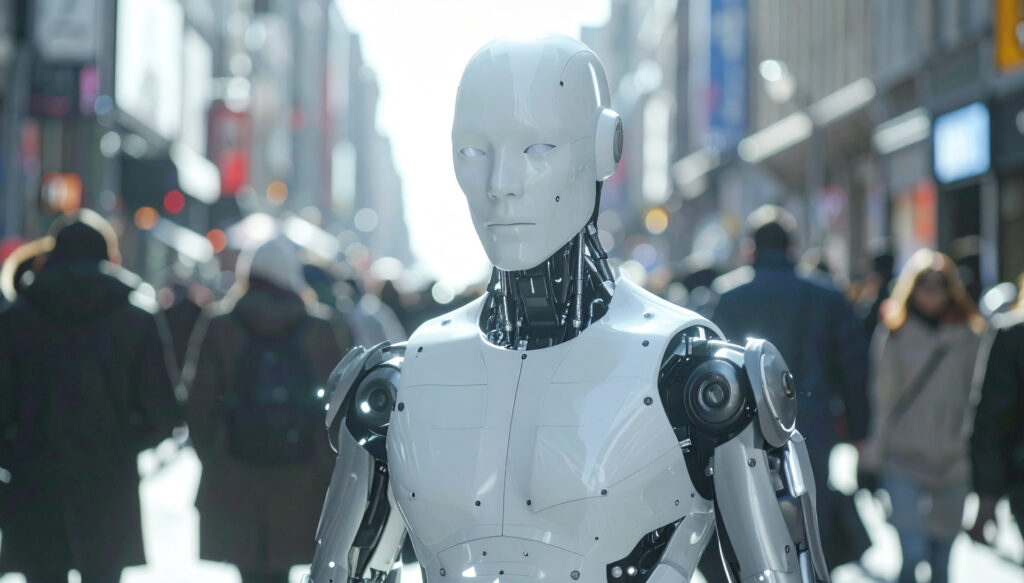 街中のロボット4