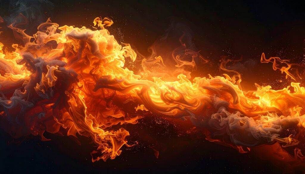 闇を駆ける炎の奔流